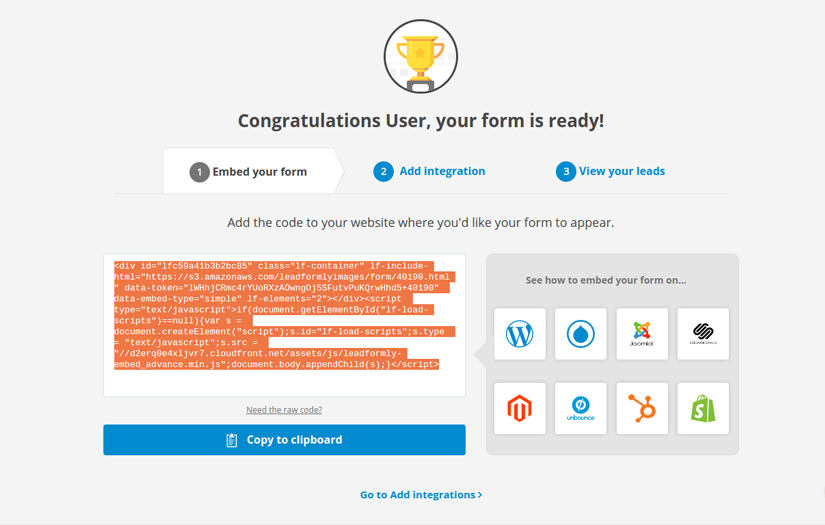 Leadformly screenshot 6